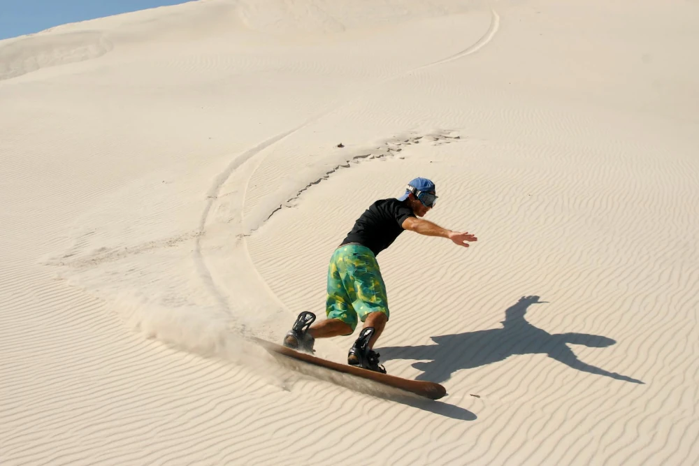 Sandboarding in Dubai